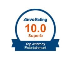 Avvo Rating | 10.0 Superb | Top Attorney Entertainment